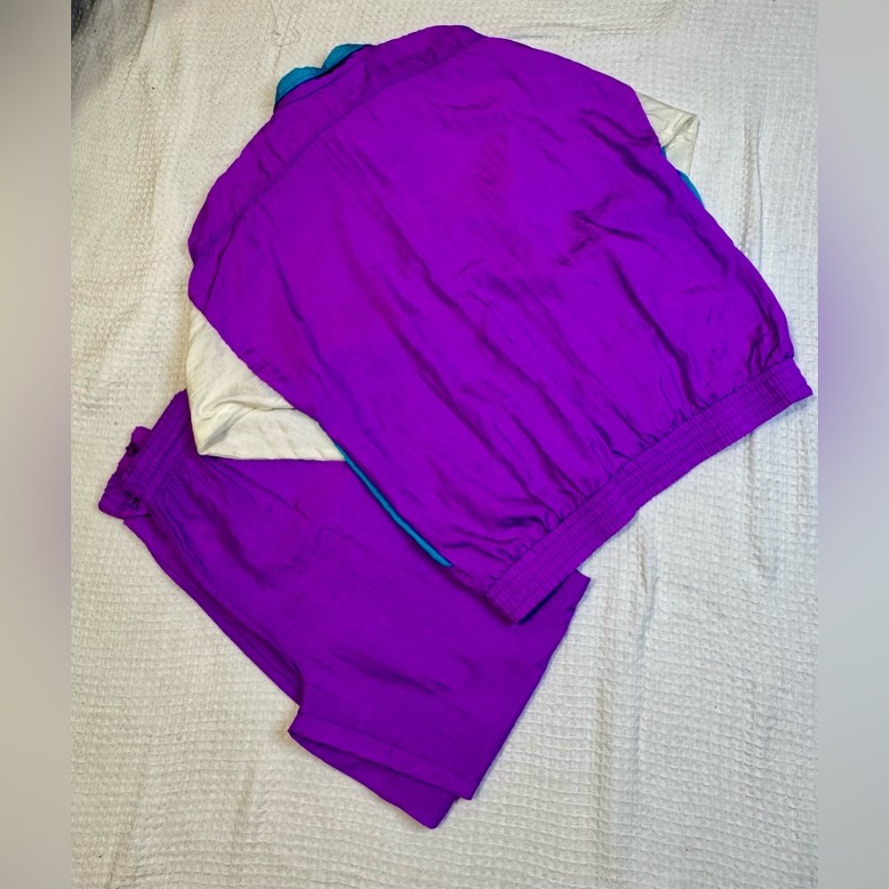 80’s Bold Spirit 2 PC Vintage Zip Up and Pants Womens Sz M - Picture 3 of 5